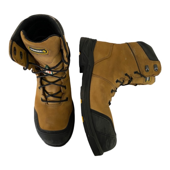 TERRA Mens Size 16 Work Boots 3M 200G Water Resistant Protective Footwear - Picture 3 of 7